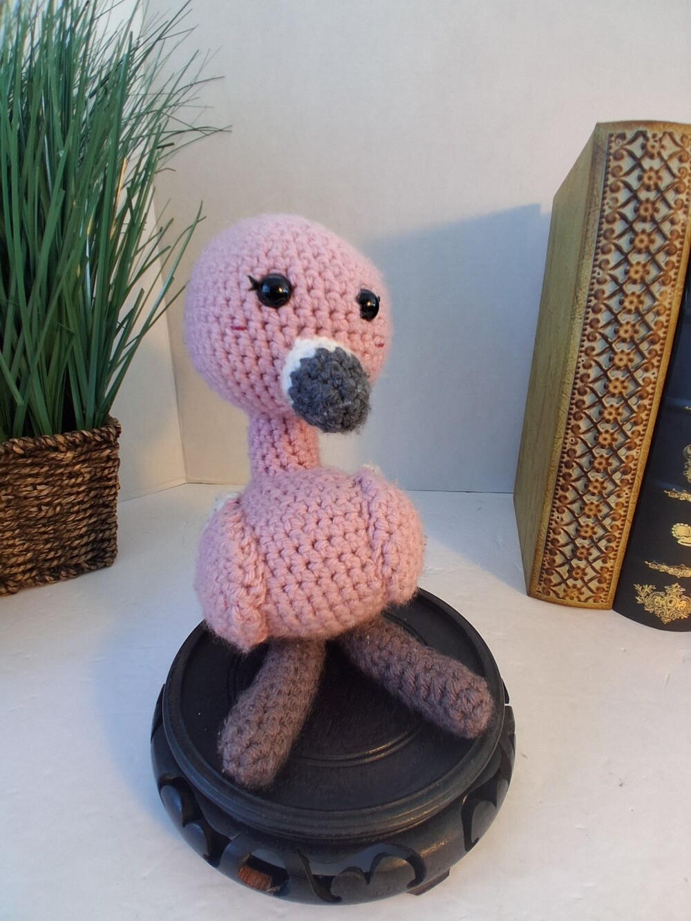 Flamingo Amigurumi Handmade Crochet Pink Stuffed Doll - Artisanal Tropic